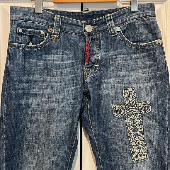 Dsquared2 Men’s Rare Italian Made Straight Leg Jeans Size 44 EU , 32US - Picture 2 of 16